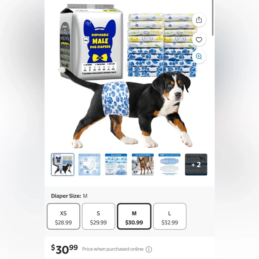 Male Dog Diapers